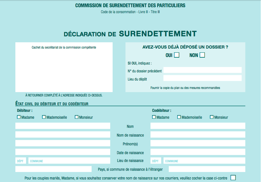 Retablissement Personnel Sans Liquidation Judiciaire